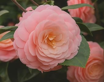 Camellia japonica 'Artic Dawn'